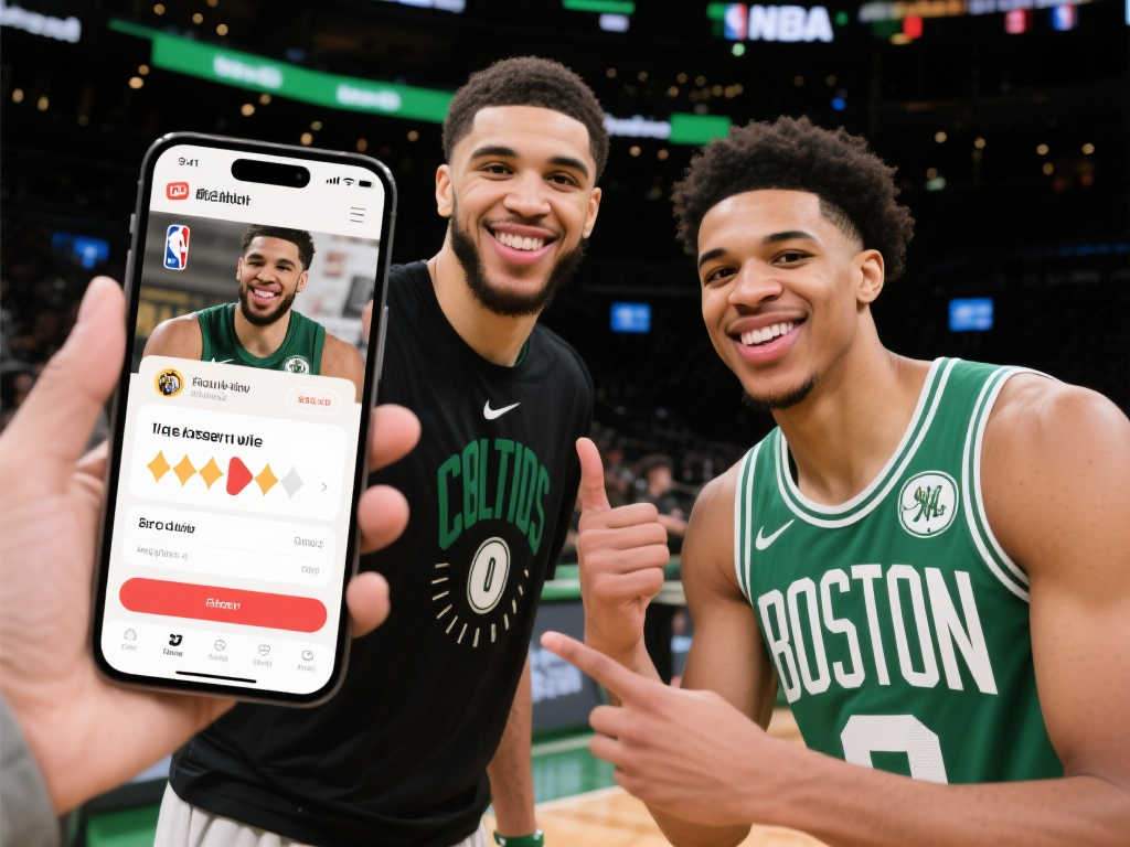 [流言板]情头新花样！塔图姆与哈利伯顿齐晒虎扑评分界面合影